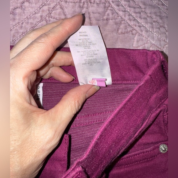 Denim&Co Women's Purple Jean Shorts - Picture 8 of 12